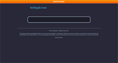 Desktop Screenshot of betlegal.com